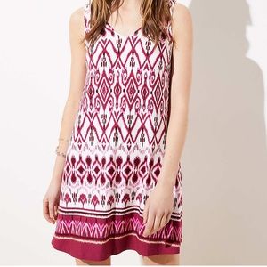 Women’s ikat print dress from Loft